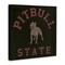 Stupell Industries Vintage Pitbull State Canvas Wall Art Design by Spirit Animals/Life Is High